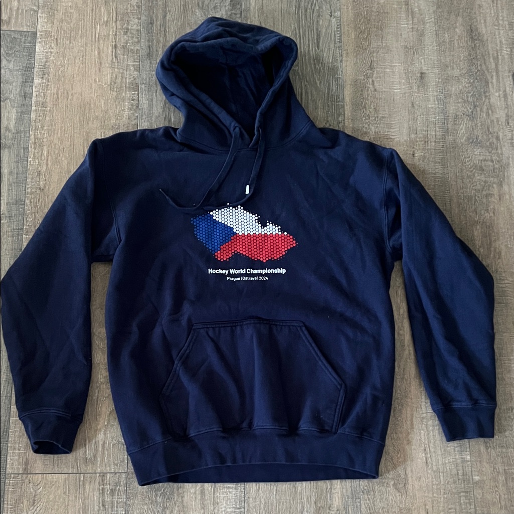 Gzech Navy Blue Hockey Championship Hoodie Gzech Navy Blue Hockey Championship Hoodie